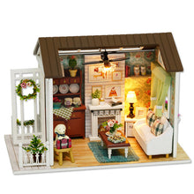Load image into Gallery viewer, CUTEBEE muñeca casa miniatura DIY muñecas con muebles