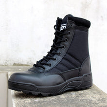 Load image into Gallery viewer, Army Boot  Men Desert Tactical Military Boots Mens Work Safty Shoes Zapatos