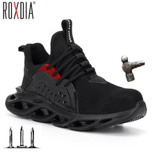 Load image into Gallery viewer, 2019 new steel toe cap men safety shoes work sneakers women boots