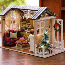 Load image into Gallery viewer, CUTEBEE muñeca casa miniatura DIY muñecas con muebles