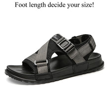 Load image into Gallery viewer, Men Sandals Gladiators Casual Roman Shoes Outside Breathable 8